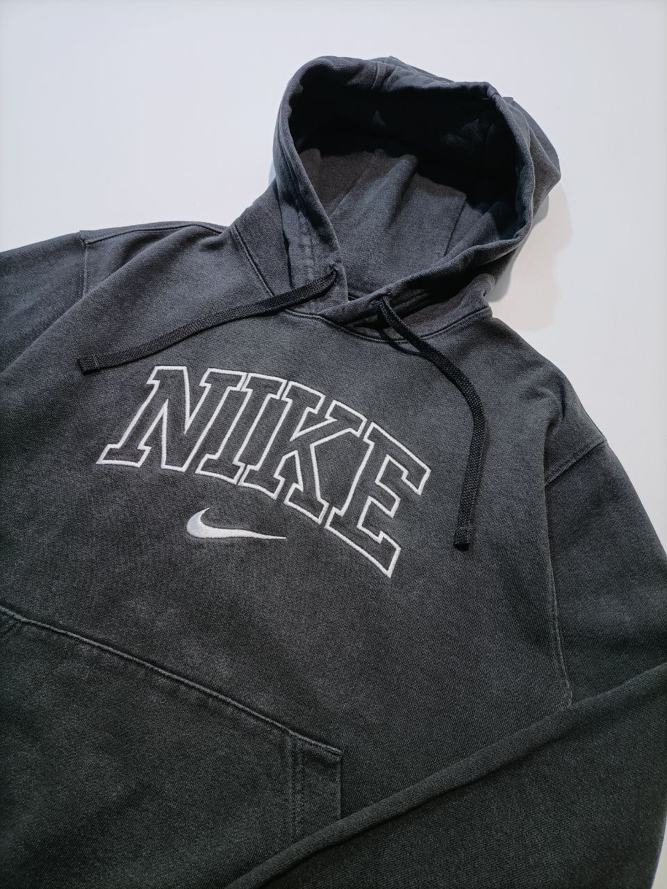 Nike Felpa Cappuccio Vintage Big Logo Uomo Donna (M)