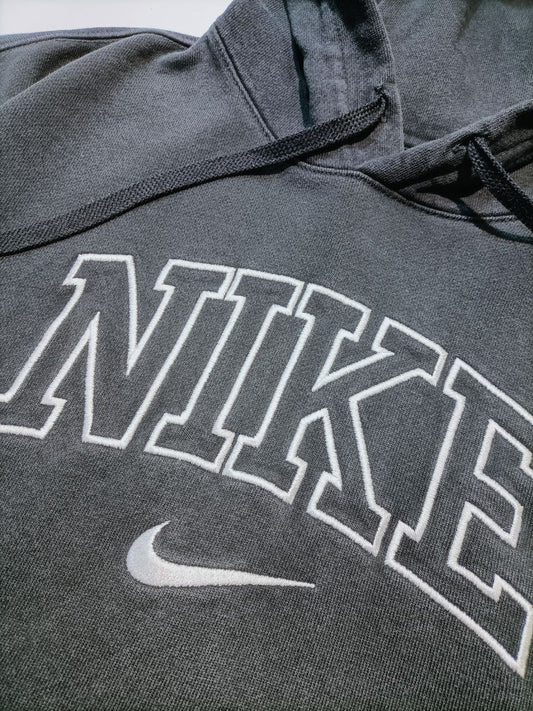Nike Felpa Cappuccio Vintage Big Logo Uomo Donna (M)