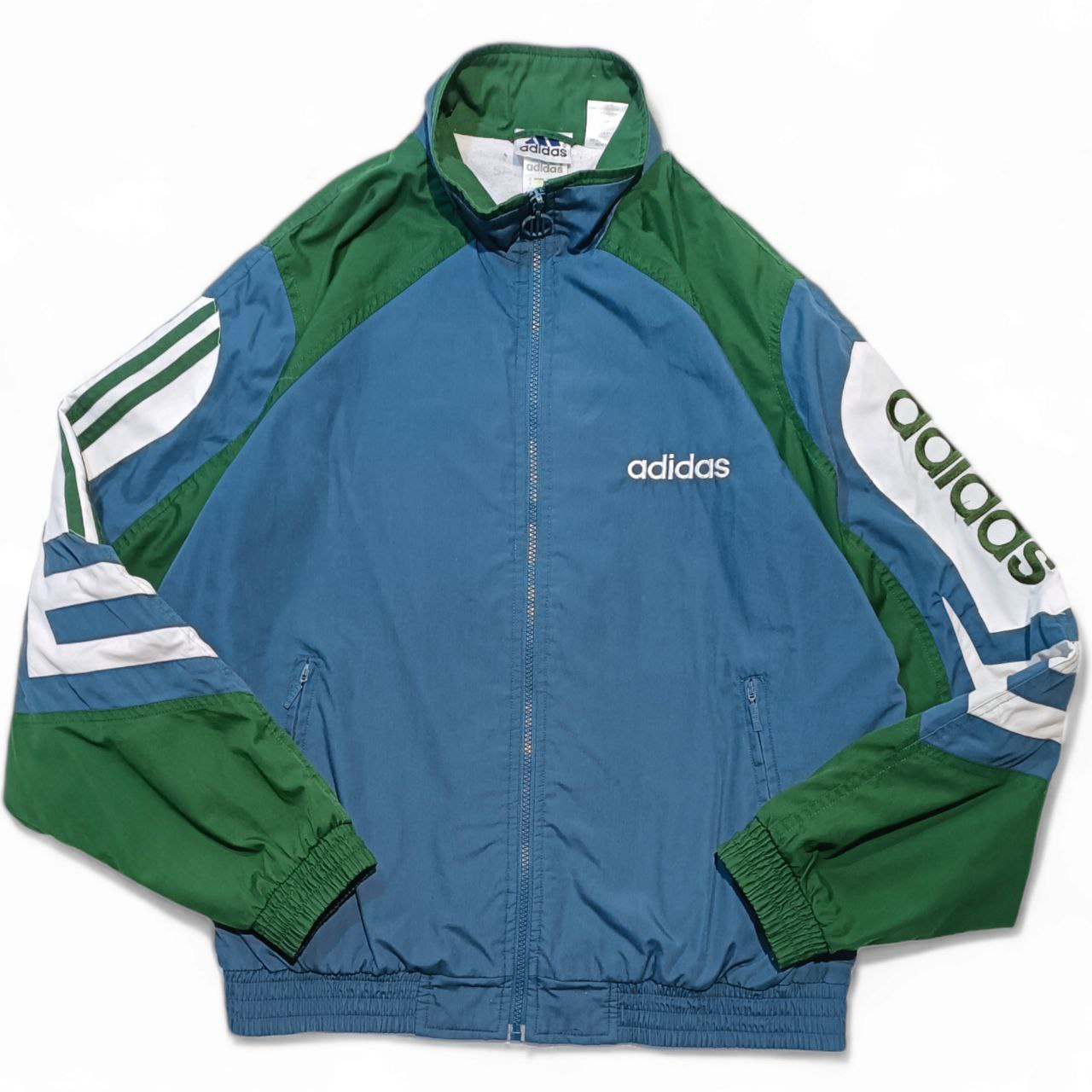 Adidas 90s Felpa con Zip - Track Top Vintage Uomo Donna (M)