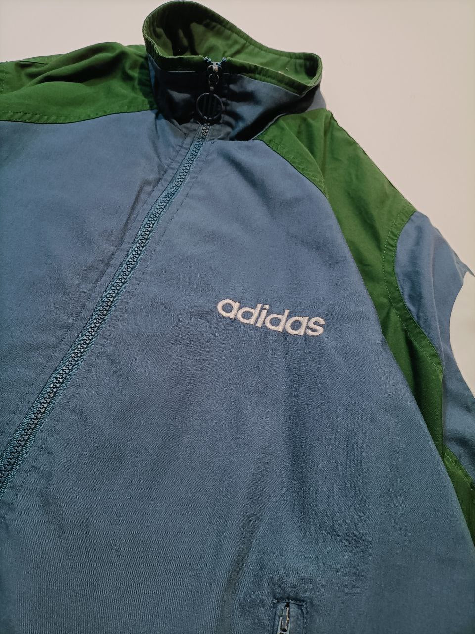 Adidas 90s Felpa con Zip - Track Top Vintage Uomo Donna (M)