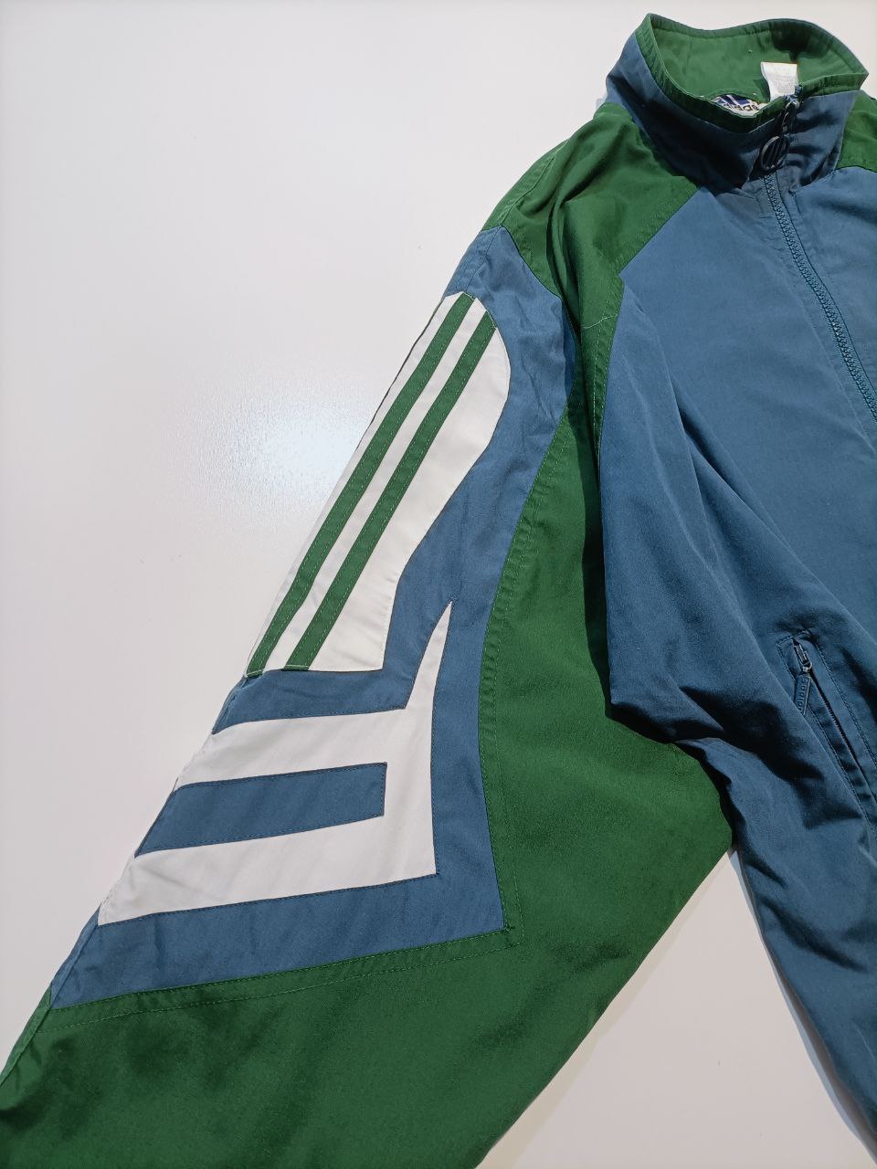 Adidas 90s Felpa con Zip - Track Top Vintage Uomo Donna (M)