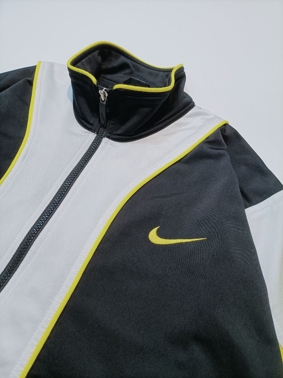 Felpa Nike 90s con zip Track-Top Vintage Big Logo Uomo Donna (L)