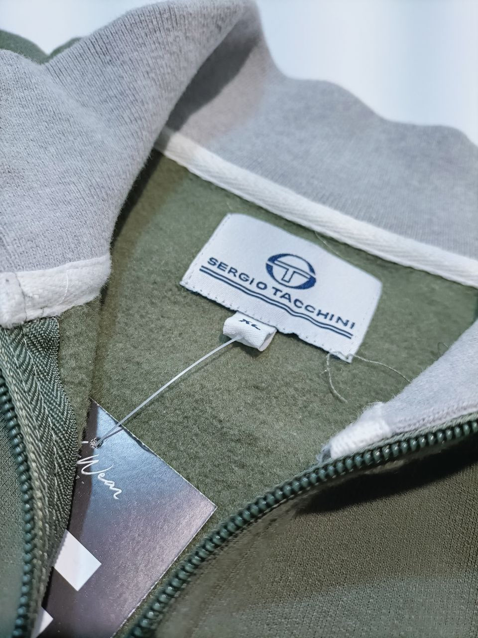 Sergio Tacchini Felpa Zip Collo Vintage Uomo (XL)