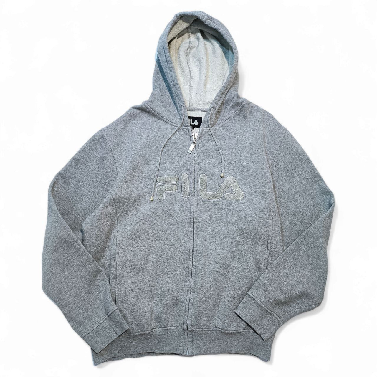 Fila Felpa Zip Cappuccio Big Logo Uomo (XXL)