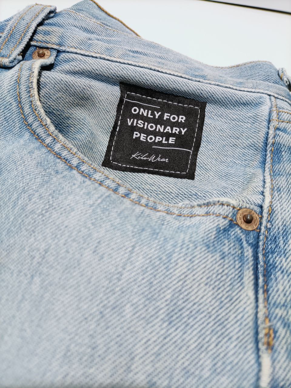 Only For Visionary People Jeans Denim Custom Levis 501 Enrico Coveri Uomo Donna (46 IT)
