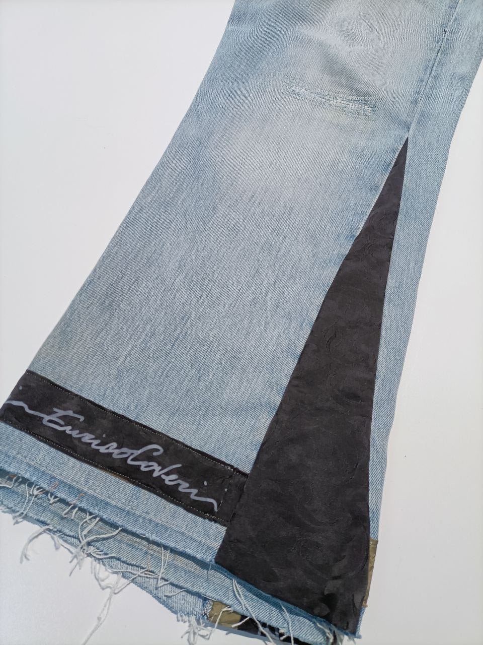 Only For Visionary People Jeans Denim Custom Levis 501 Enrico Coveri Uomo Donna (46 IT)