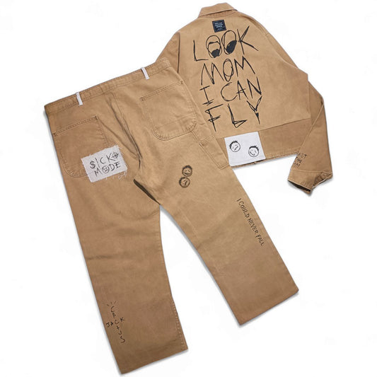 Only For Visionary People Completo Denim Custom Travis Scott Uomo (M/L)