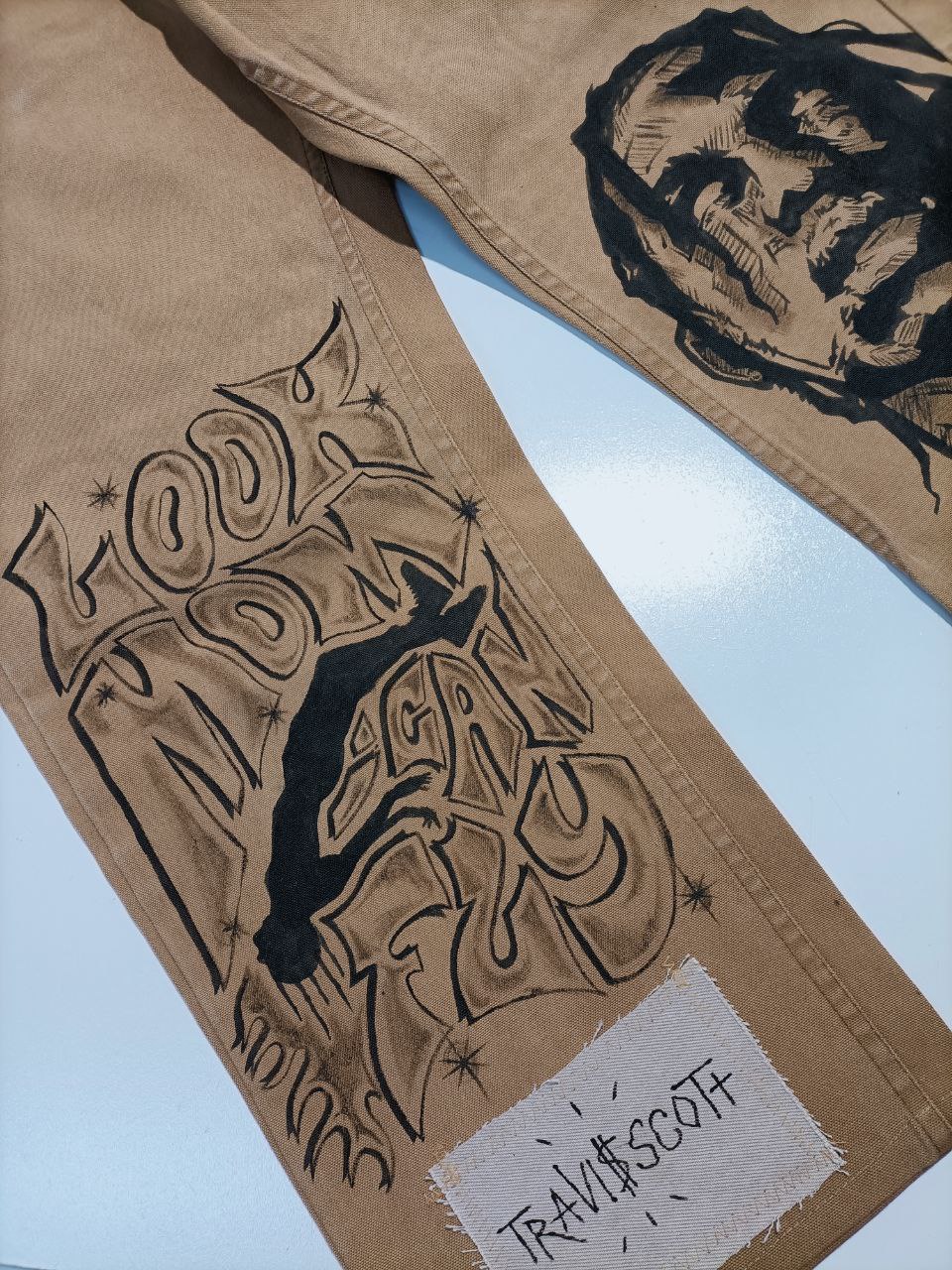 Only For Visionary People Completo Denim Custom Travis Scott Uomo (M/L)