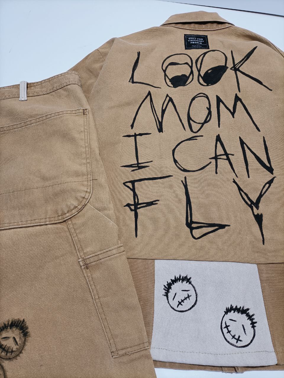 Only For Visionary People Completo Denim Custom Travis Scott Uomo (M/L)