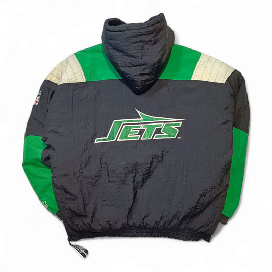 NFL Bomber Vintage Jets Big Logo Uomo (L)