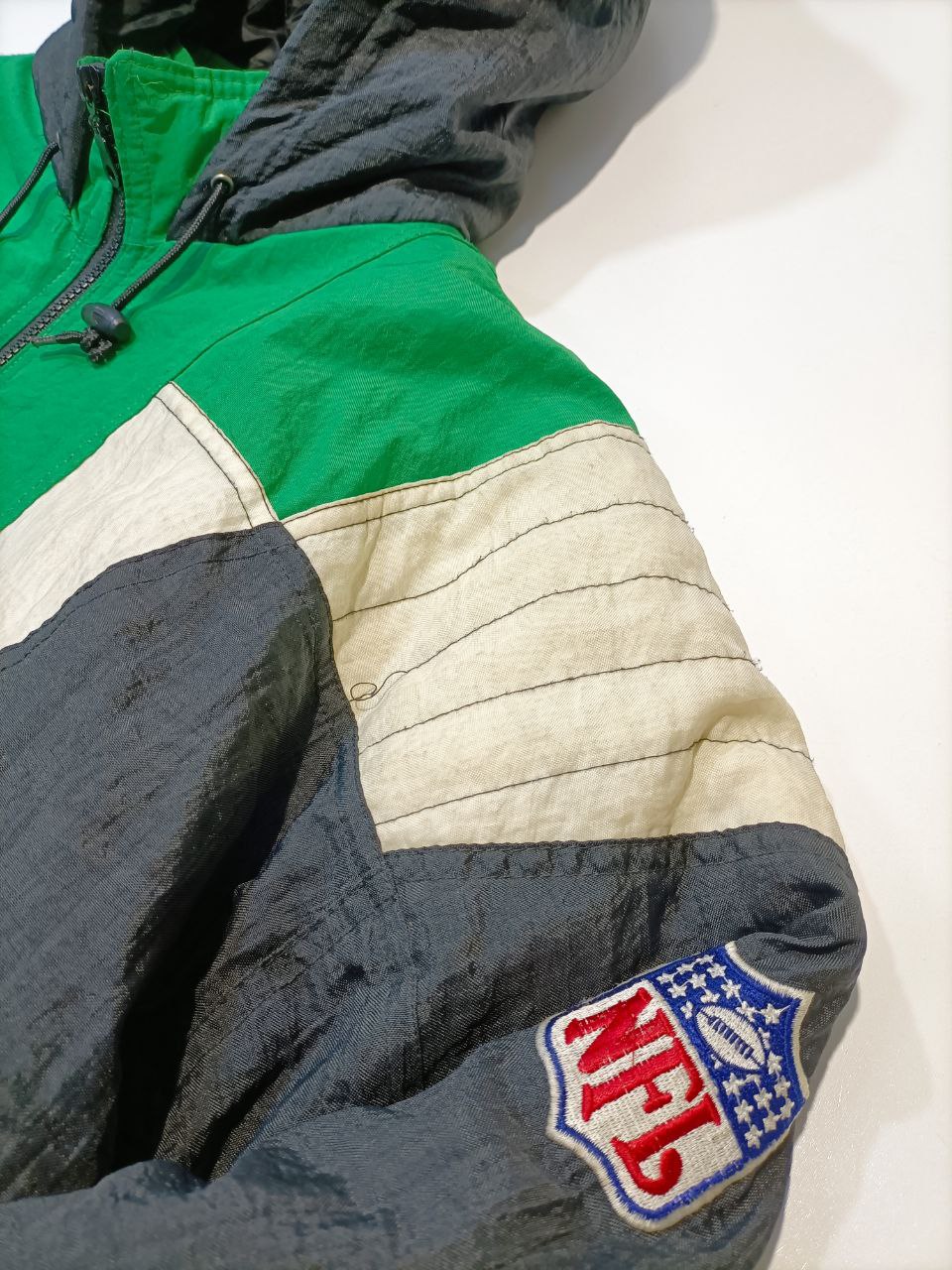 NFL Bomber Vintage Jets Big Logo Uomo (L)