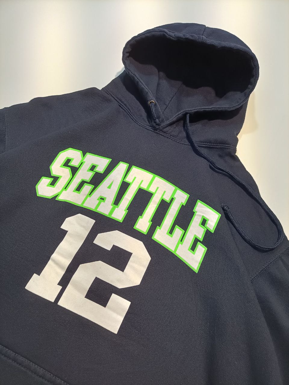 Felpa Cappuccio Seattle USA Vintage Hoodie Uomo (M/L)