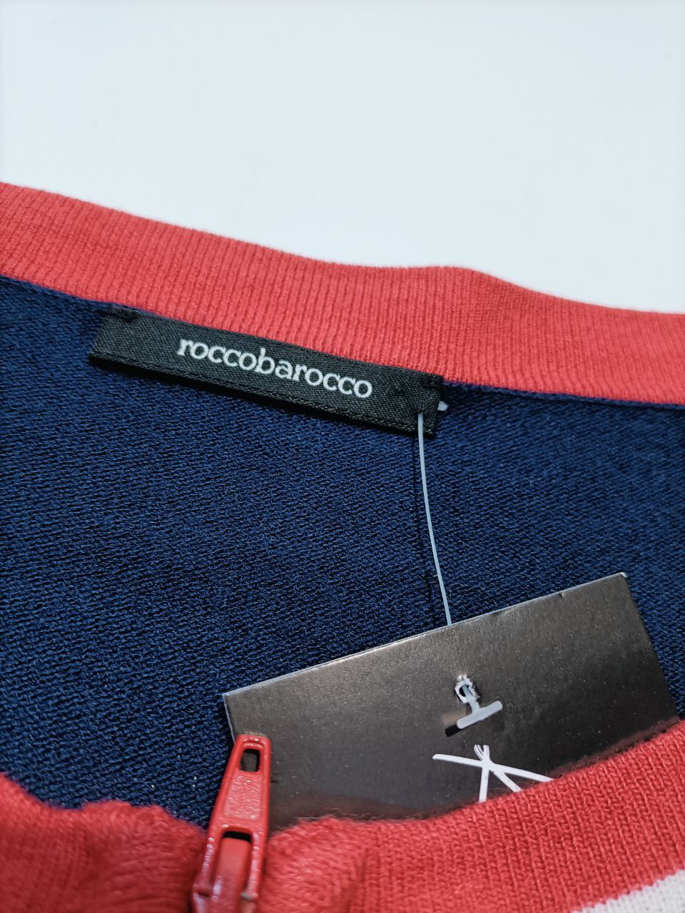 Rocco Barocco Maglioncino Estivo Vintage Big Logo Donna (M)