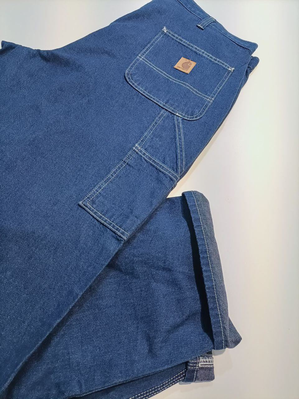 Carhartt Denim Pantalone Carpenter USA Pant Uomo (52 IT)