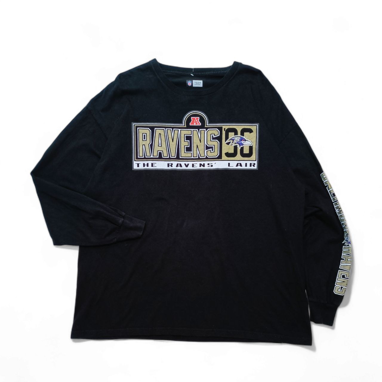 NFL T-Shirt Manica Lunga Vintage Ravens Uomo (2XL)
