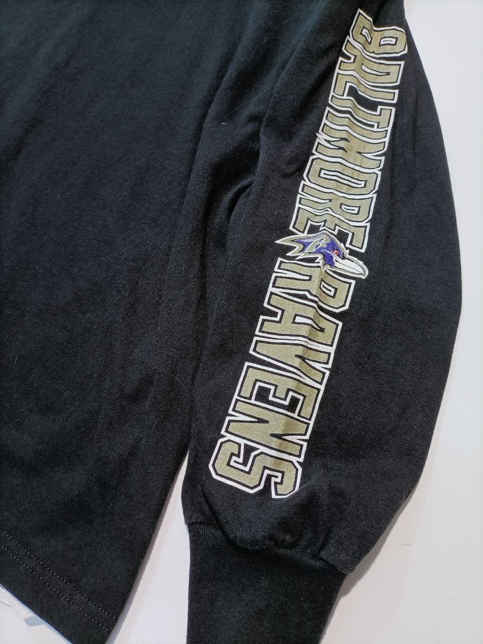 NFL T-Shirt Manica Lunga Vintage Ravens Uomo (2XL)