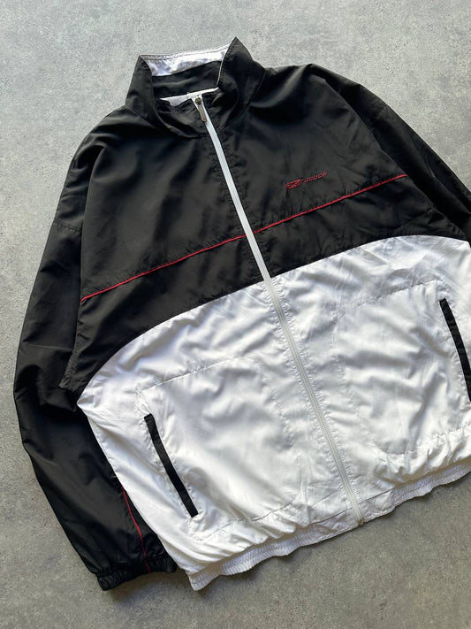 Reebok Track-Top Logo Ricamato Giacca Tuta USA Uomo (XL)