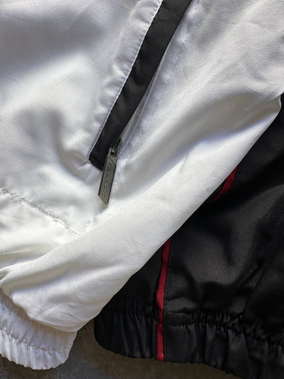 Reebok Track-Top Logo Ricamato Giacca Tuta USA Uomo (XL)