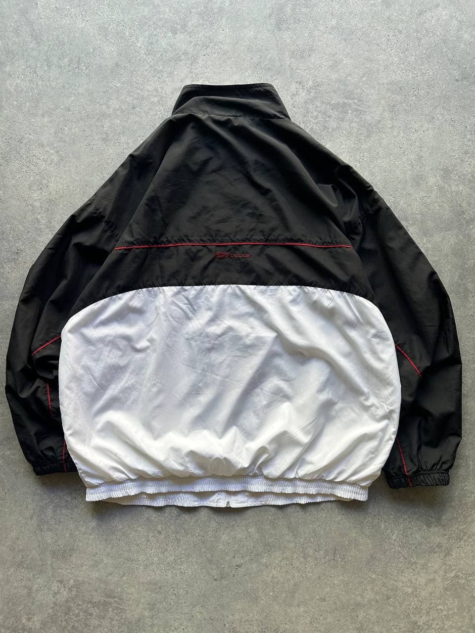 Reebok Track-Top Logo Ricamato Giacca Tuta USA Uomo (XL)