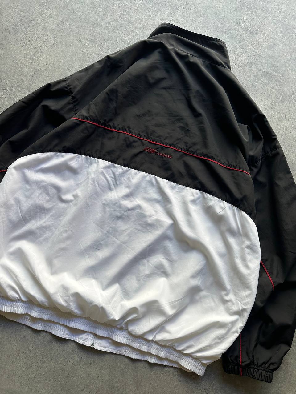 Reebok Track-Top Logo Ricamato Giacca Tuta USA Uomo (XL)