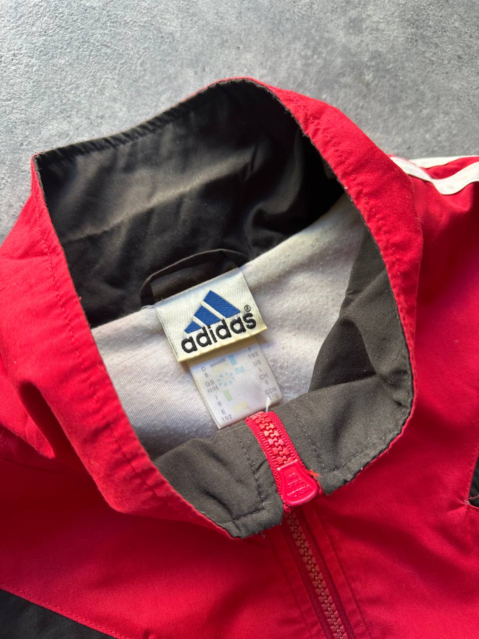 Adidas Track Top Logo Cucito Vintage Giacca Tuta Imbottita Uomo (L)