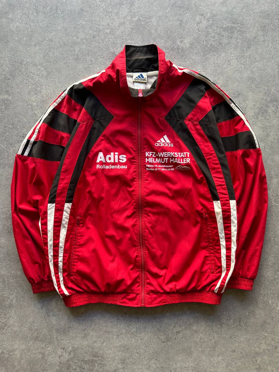 Adidas Track Top Logo Cucito Vintage Giacca Tuta Imbottita Uomo (L)