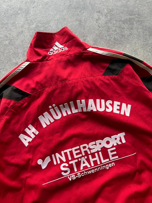 Adidas Track Top Logo Cucito Vintage Giacca Tuta Imbottita Uomo (L)