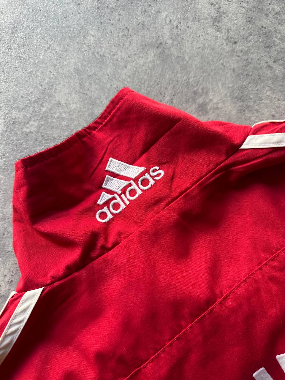 Adidas Track Top Logo Cucito Vintage Giacca Tuta Imbottita Uomo (L)