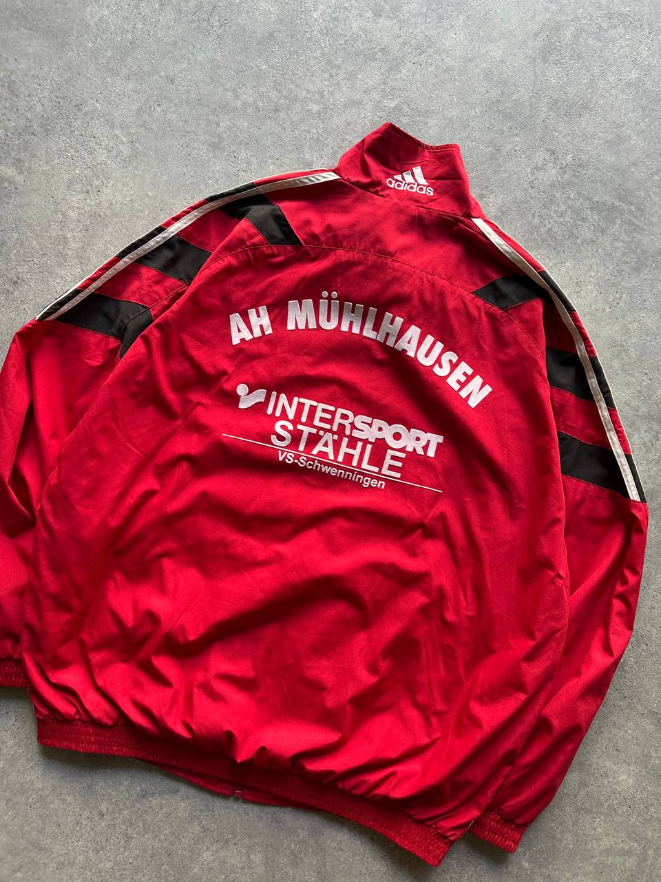 Adidas Track Top Logo Cucito Vintage Giacca Tuta Imbottita Uomo (L)