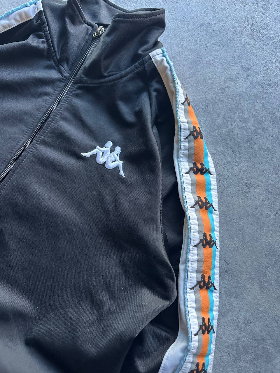 Kappa Track Top Logo Cucito Giacca Tuta Uomo/Donna (M)