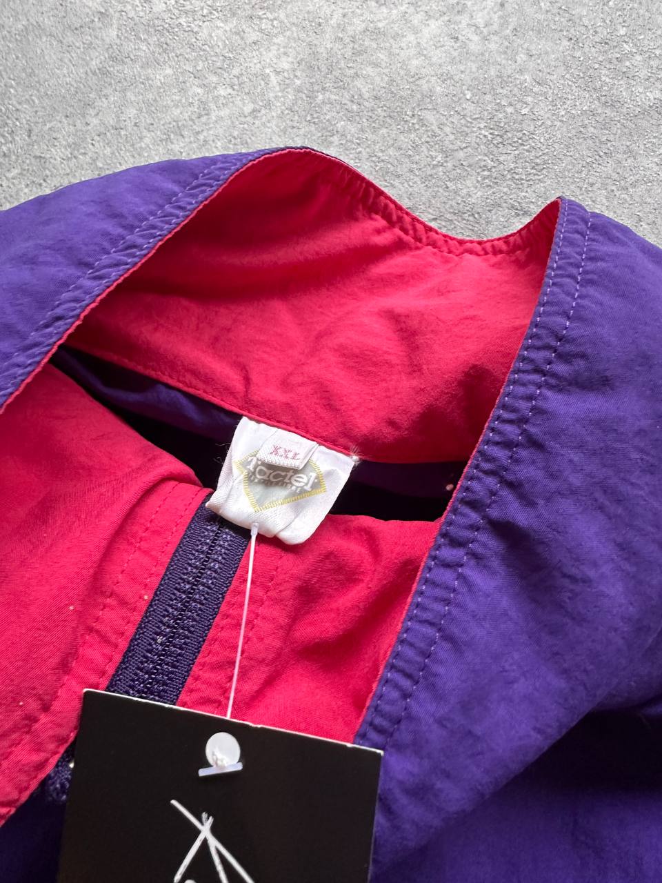 Kappa Track Top Vintage Logo Cucito Giacca Tuta Uomo/Donna(2XL)