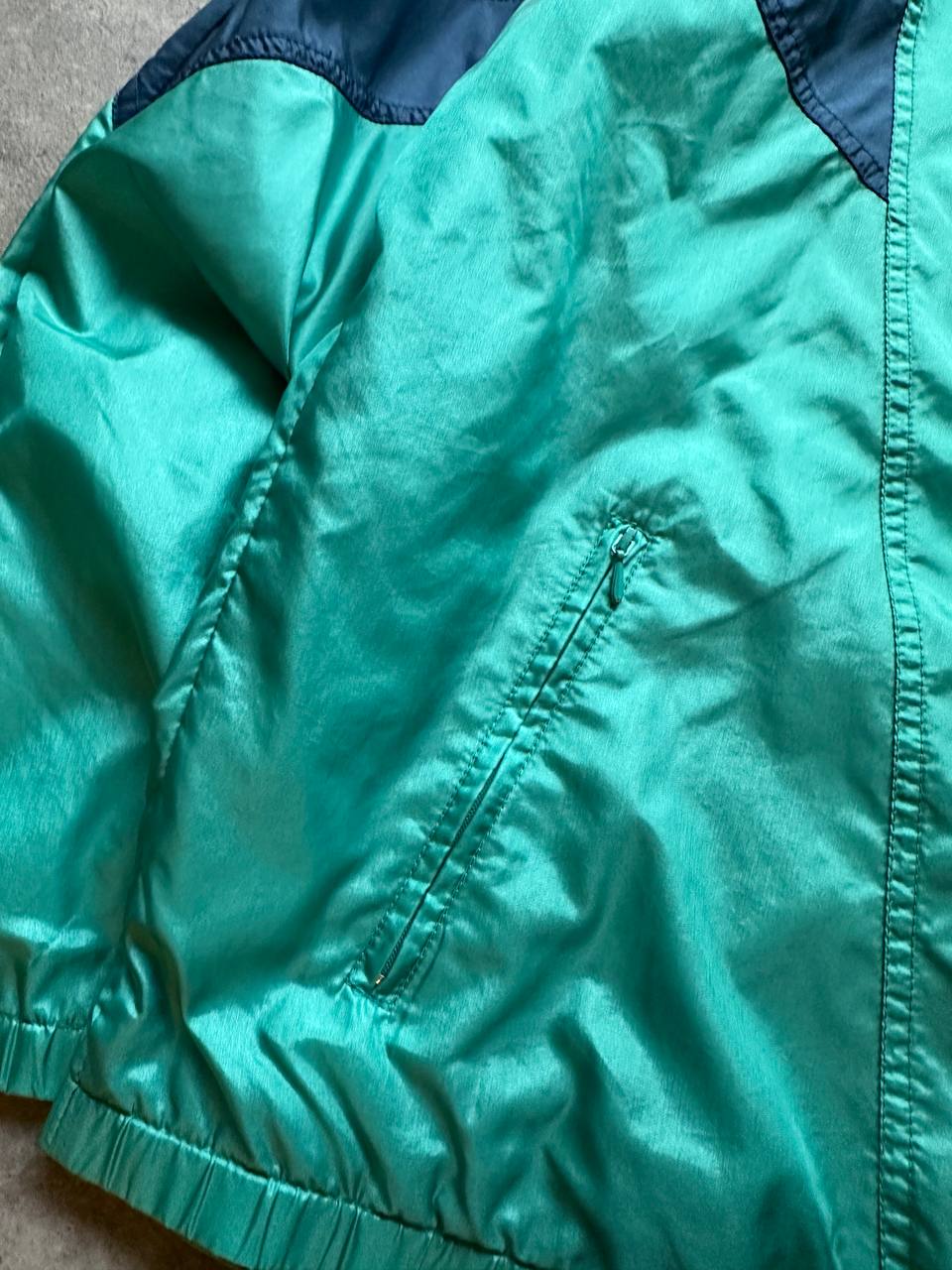 Adidas Track Top Logo Cucito Vintage Giacca Tuta Uomo/Donna (L)