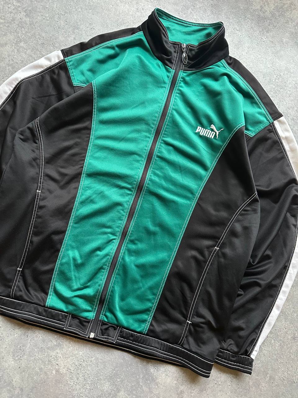 Puma Track Top Vintage Logo Cucito Giacca Tuta Uomo (L)