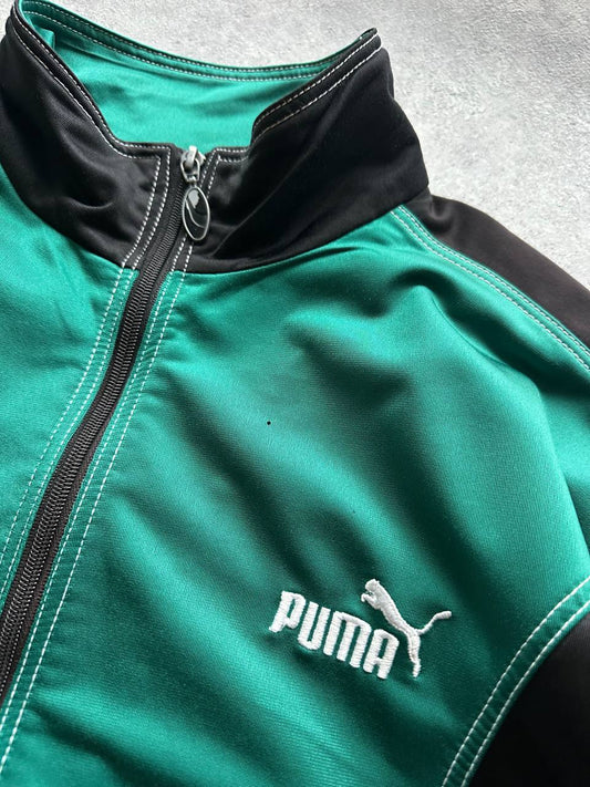 Puma Track Top Vintage Logo Cucito Giacca Tuta Uomo (L)