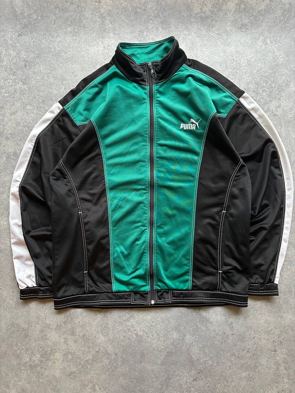 Puma Track Top Vintage Logo Cucito Giacca Tuta Uomo (L)