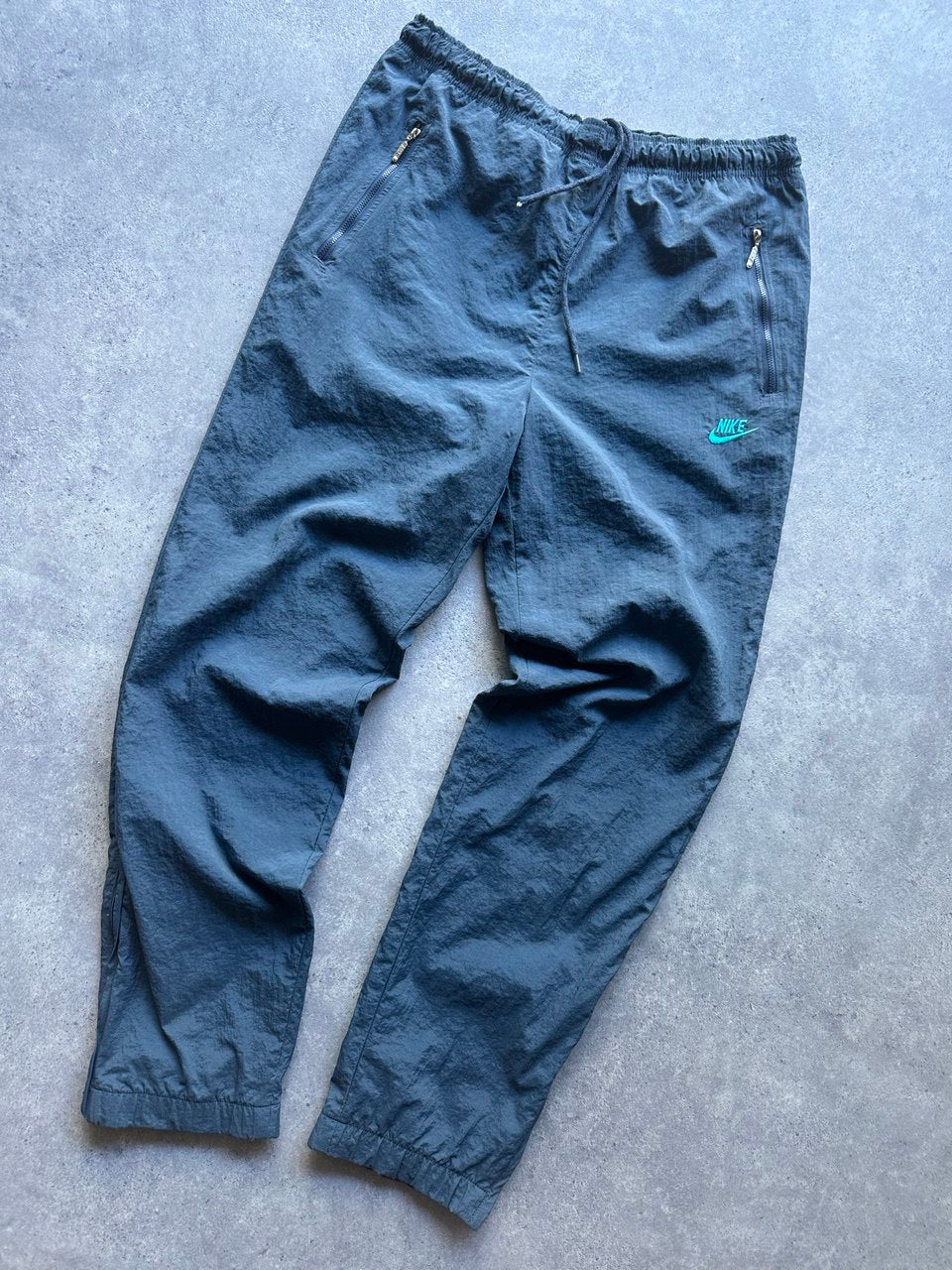 Nike Track Pant Vintage Pantalone Tuta Logo Cucito Uomo (M/L)