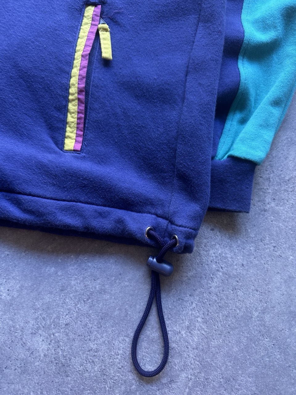 Lotto Felpa con Tascone Vintage Sweatshirt anni 80 Uomo/Donna (M)