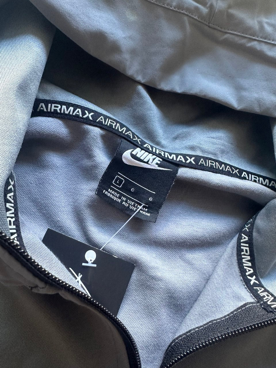 Nike Air Max Felpa Zip e Cappuccio Jacket Hoodie Uomo (L)