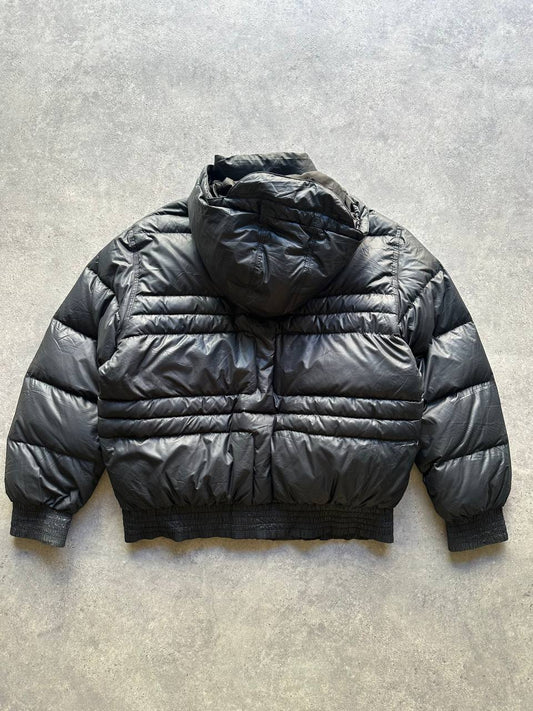 Nike Giubbino Bomber Cappuccio Vintage YK2 Jacket Uomo/Donna (L)