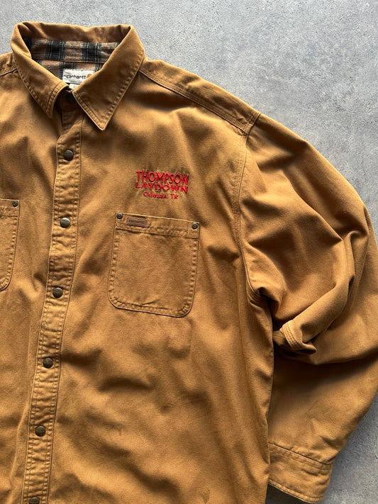 Carhartt Camicia Pesante Imbottita Workwear Vintage USA Uomo (2XL)