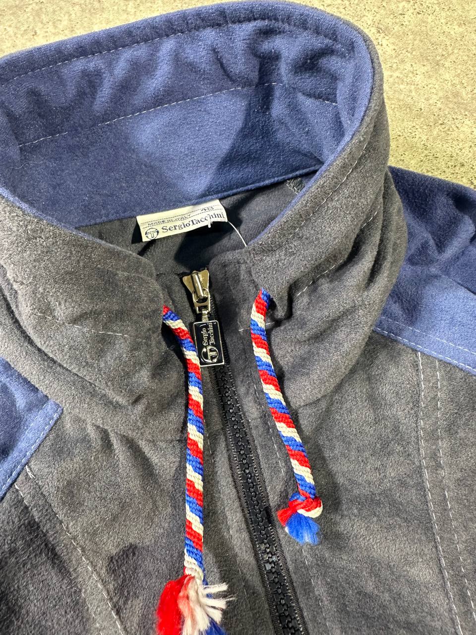 Sergio Tacchini Giacca Tuta Vintage Track-Top 80's Uomo (L)