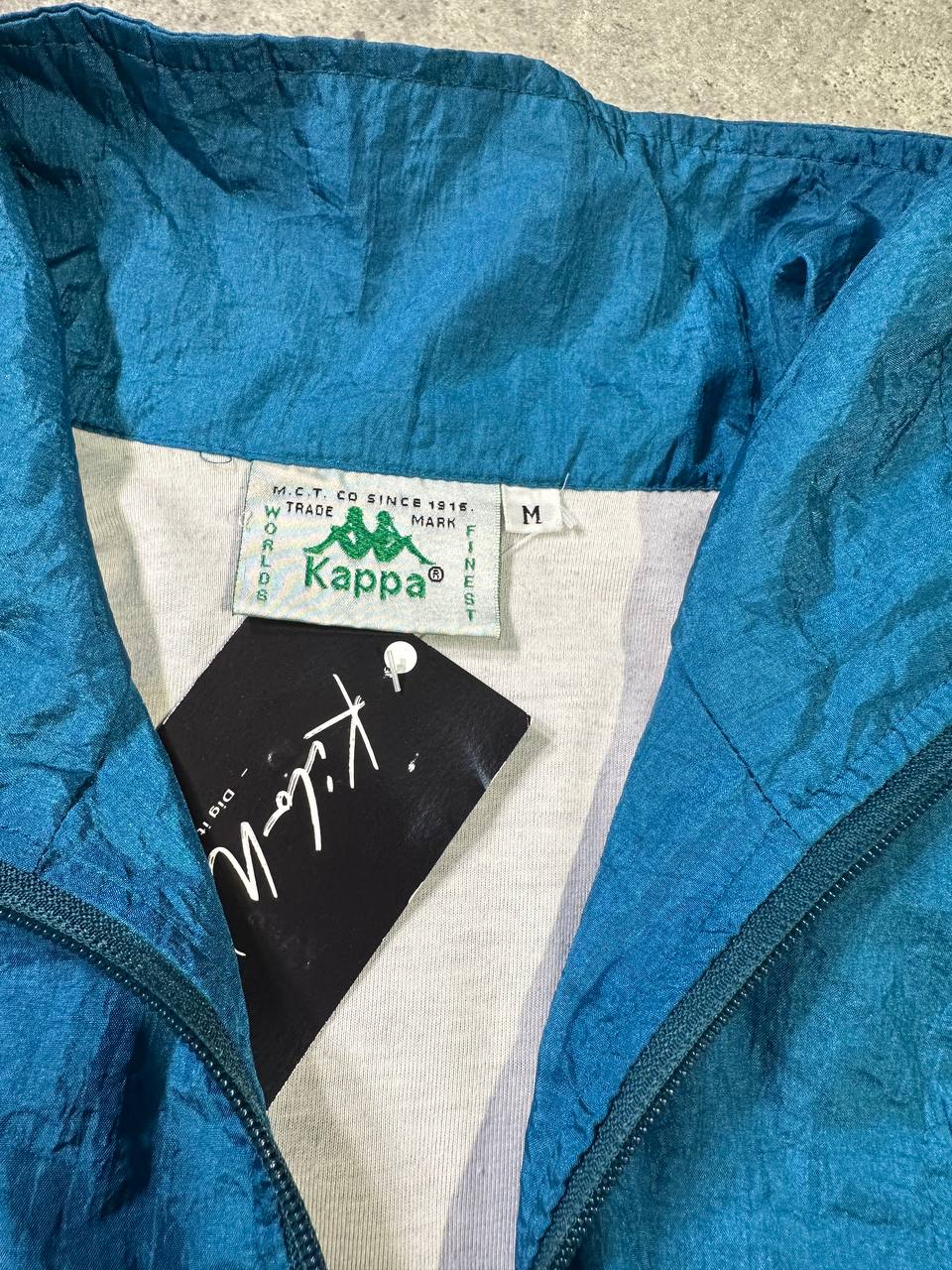 Kappa Giacca Tuta Vintage Track-Top anni '80 Uomo/Donna (M)