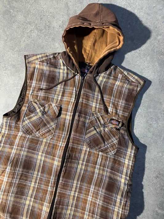 Dickies Smanicato Imbottito con Cappuccio Vintage USA Uomo (M)