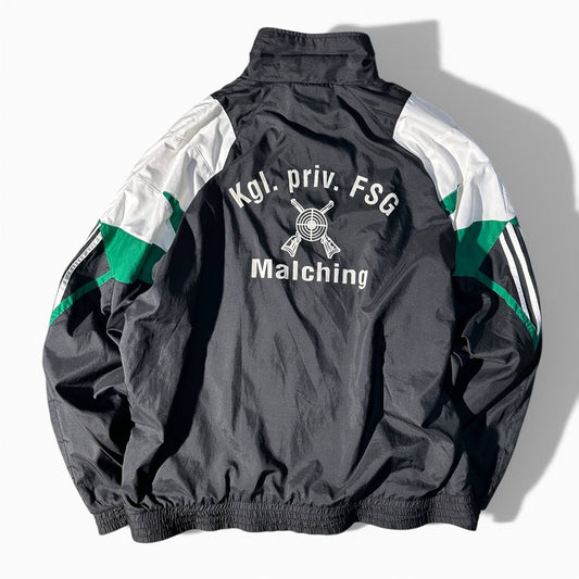 Adidas Track-Top Vintage Logo Ricamato Giacca Tuta Uomo (XL)