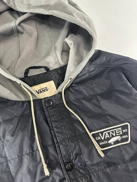 Vans Giacca Leggera con Cappuccio Trapuntata Vintage USA Uomo (XL)