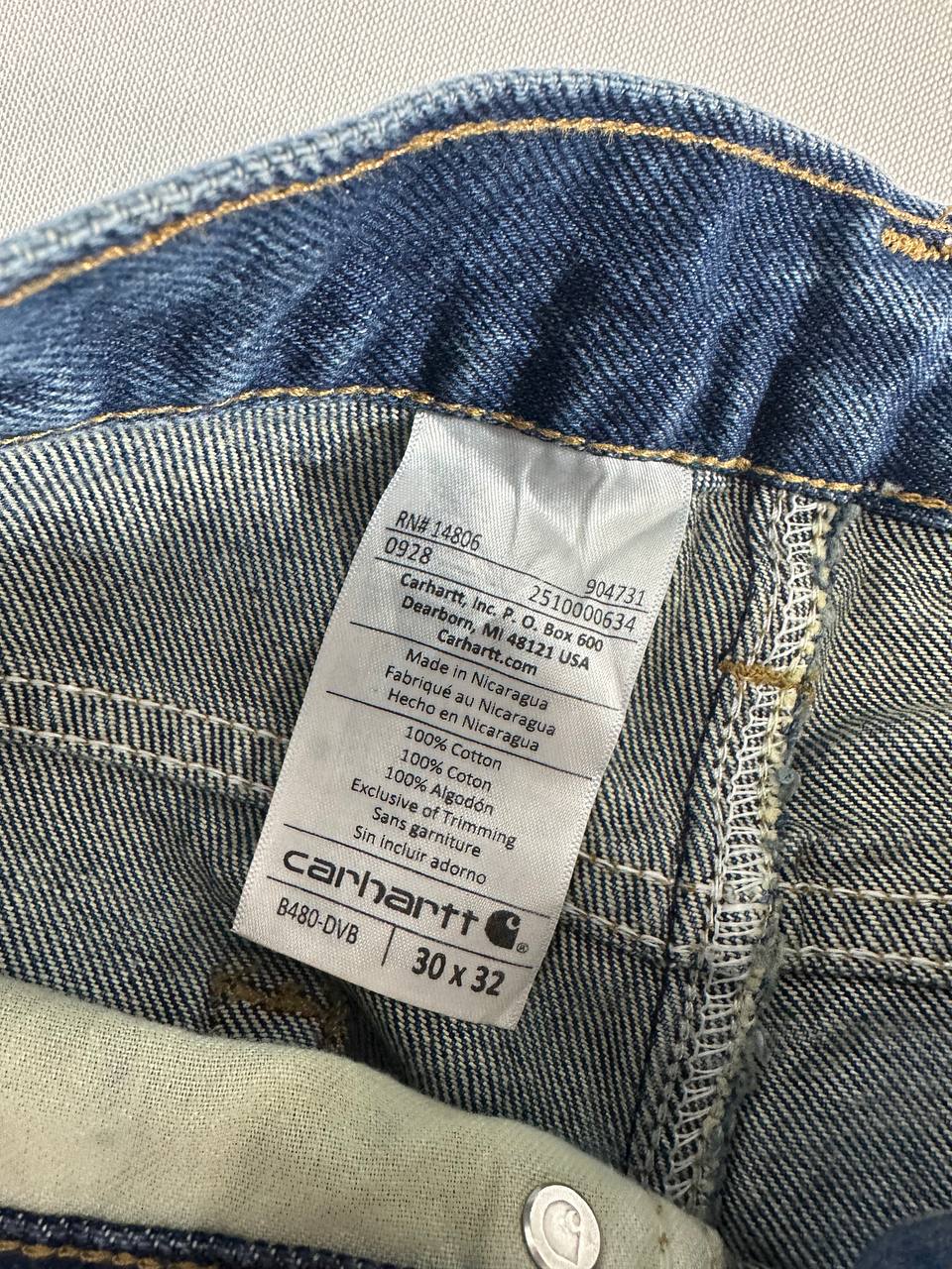 Carhartt Blue Denim Jeans 2010 USA Uomo/Donna (44 IT)