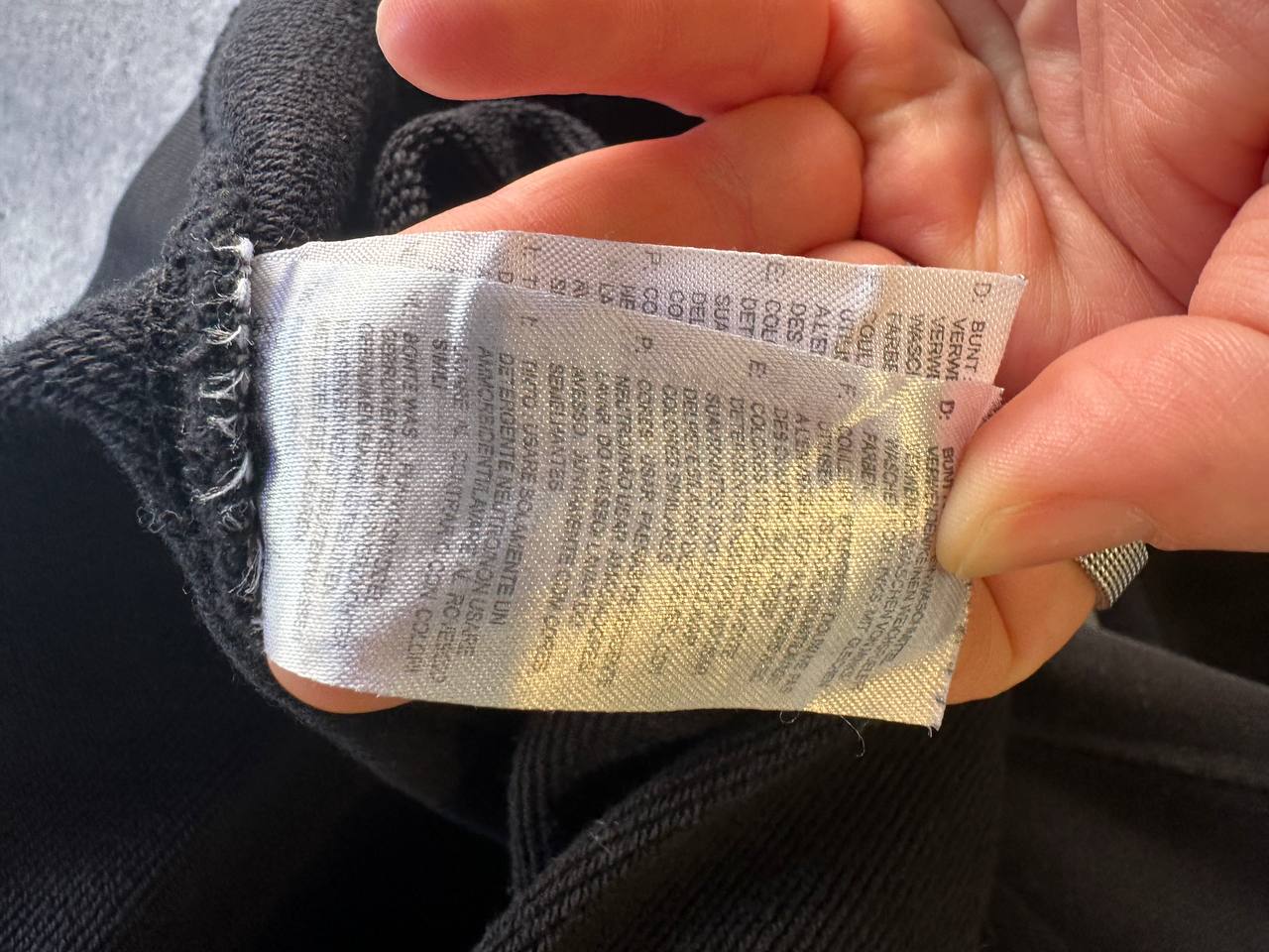 Balmain Paris FW17-SS19 Felpa Logo Rainbow Girocollo Uomo (XL)