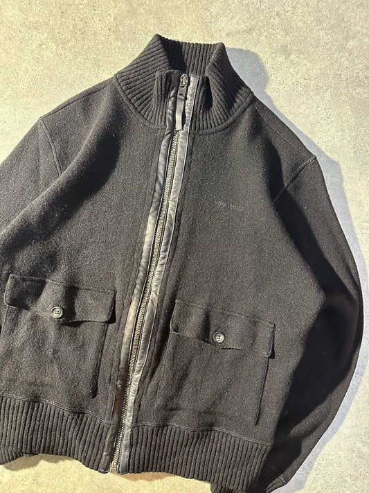 Woolrich Giacca Misto Lana Zip Uomo (XL)