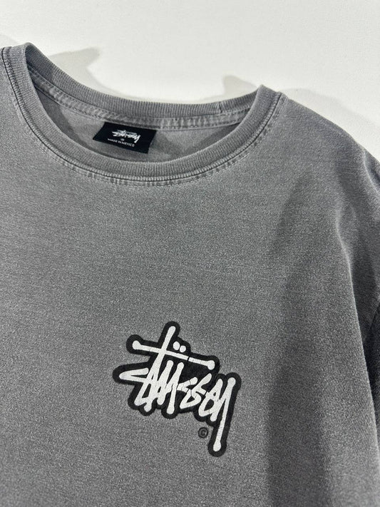 Stussy T-Shirt a Tubo Stampa in Rilievo Mexico USA Uomo/Donna (S)