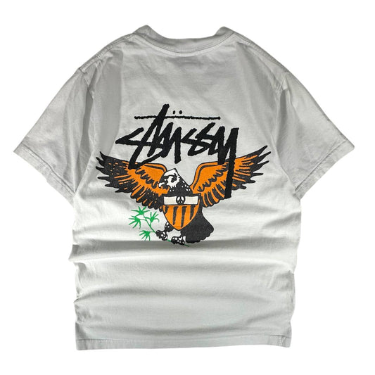 Stussy T-shirt Eagle Graphic USA Vintage anni 2000 Uomo/Donna (S)